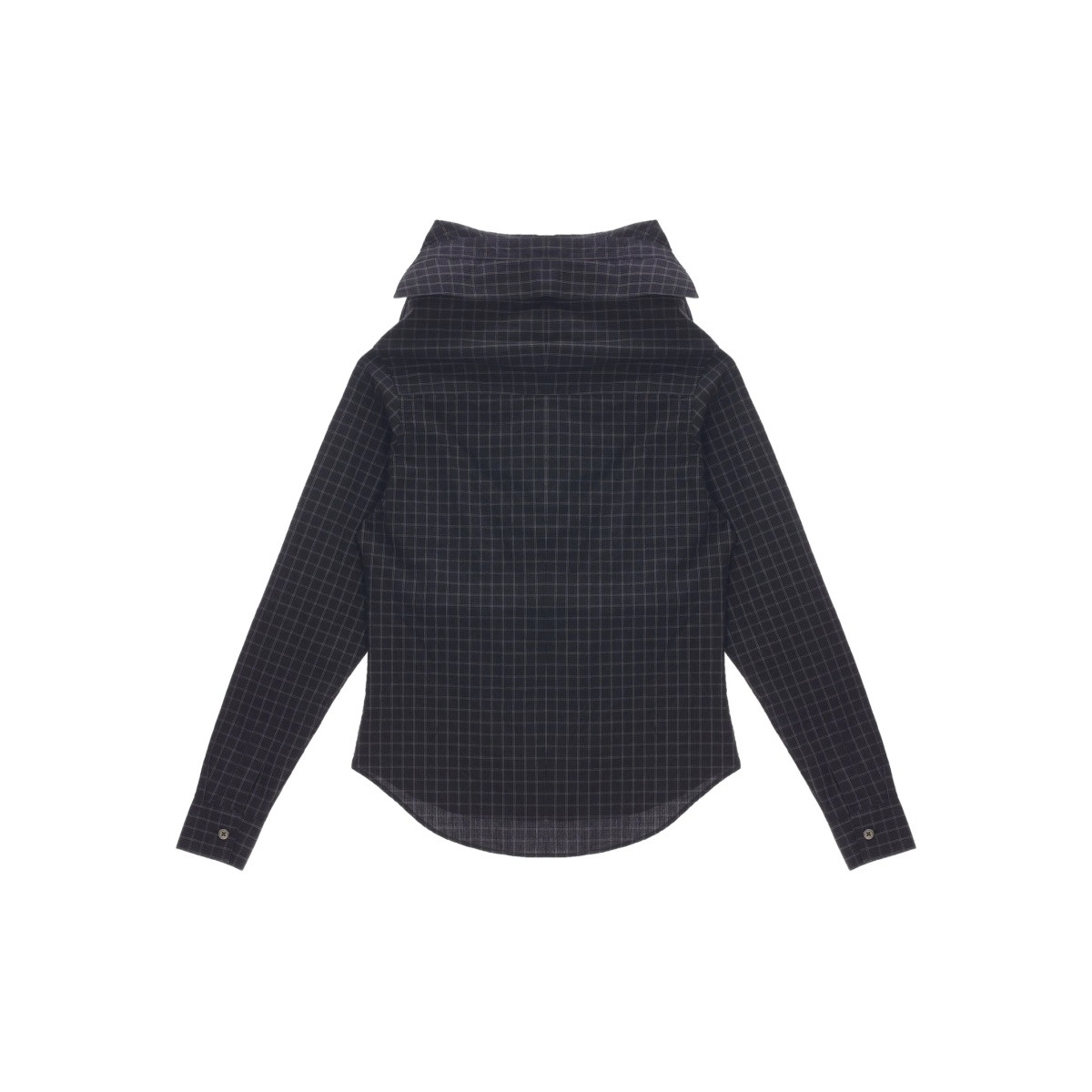 checked long-sleeve shirt - Img 5