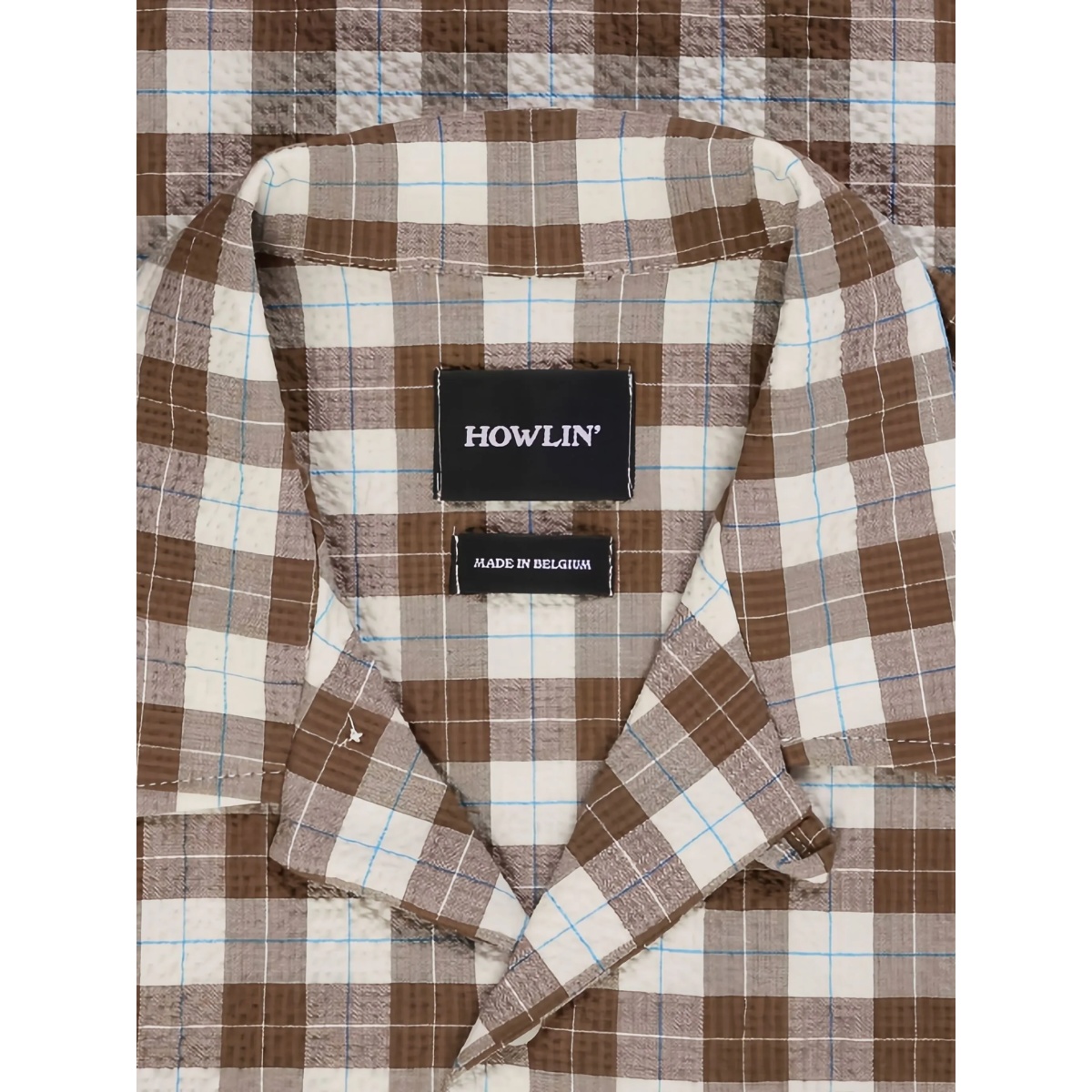 checked short-sleeve shirt - Img 3