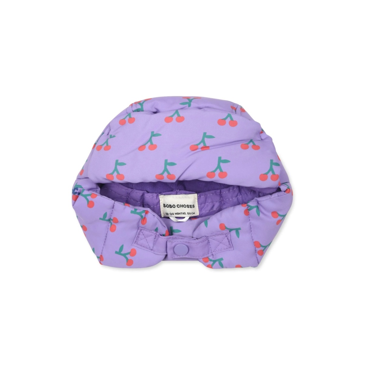 cherry-print hat