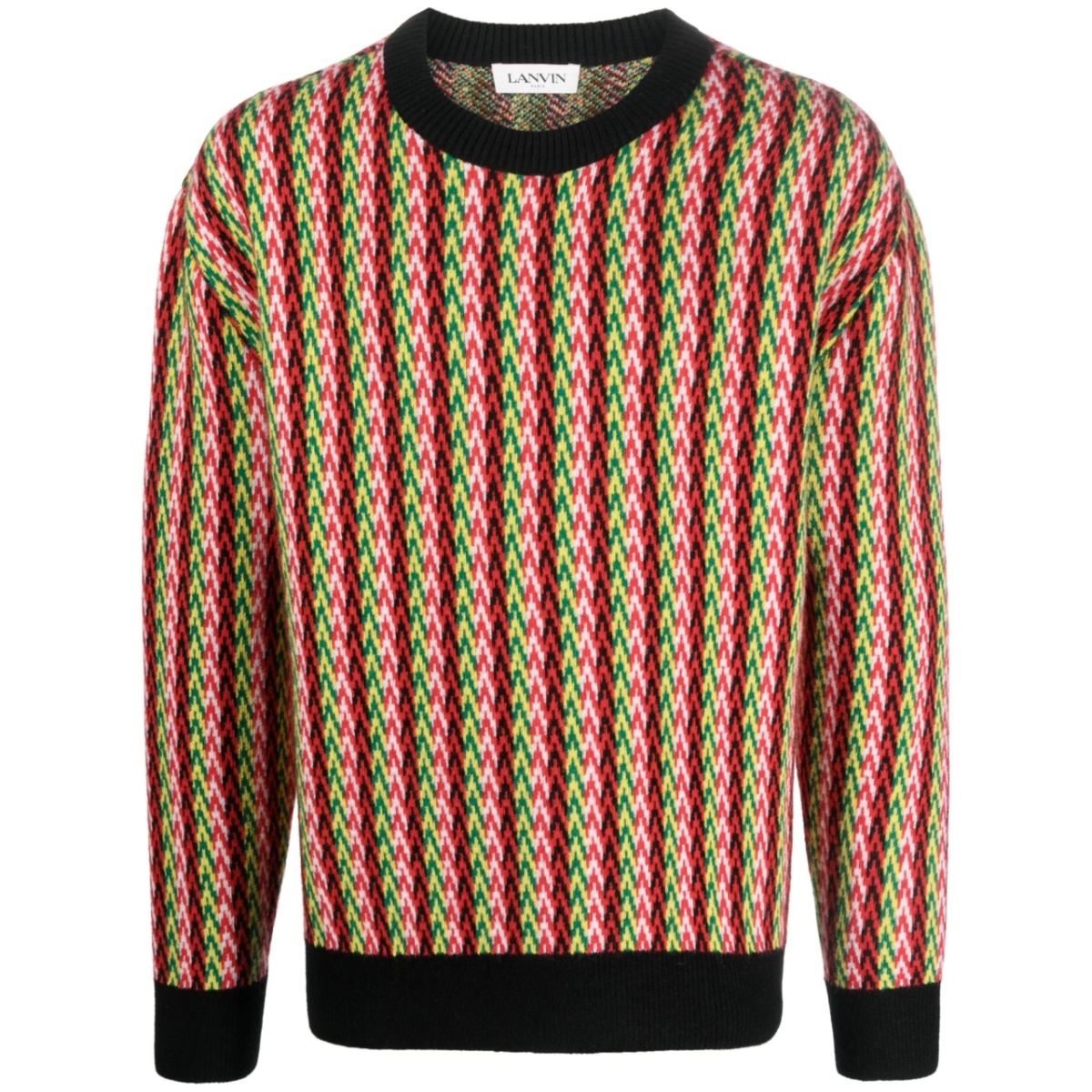 chevron-motif jumper