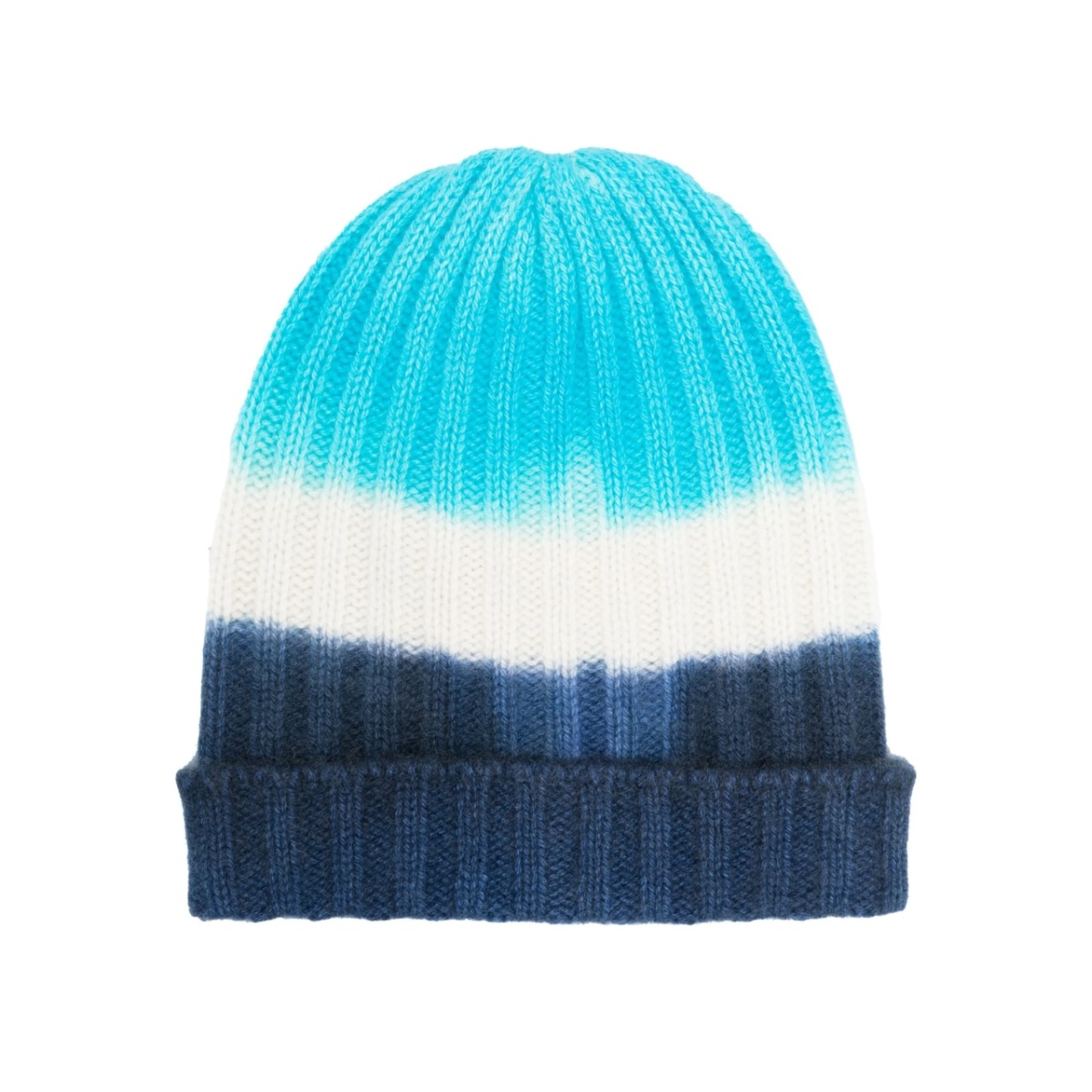 chunky ribbed-knit cashmere beanie