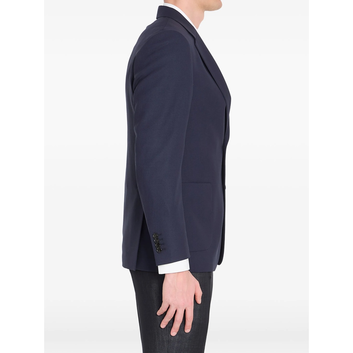 classic lapels virgin wool jacket - Img 3