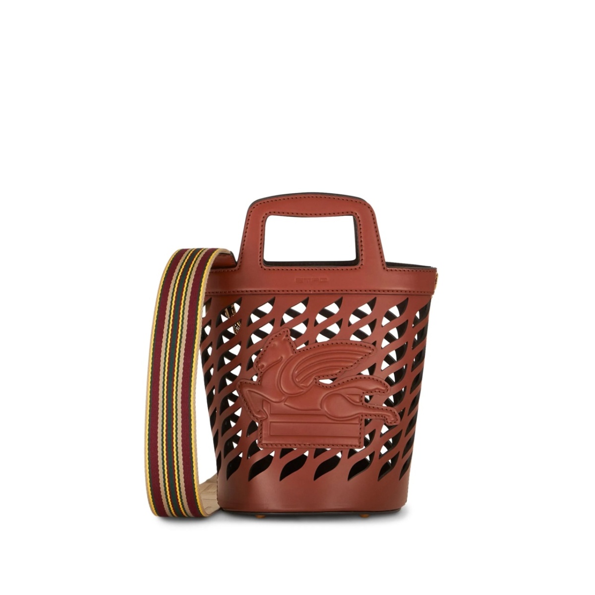 Coffa leather bucket bag