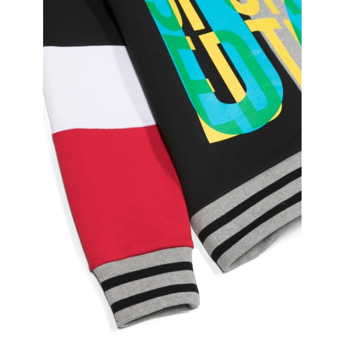 colour-block number sweatshirt - Img 3