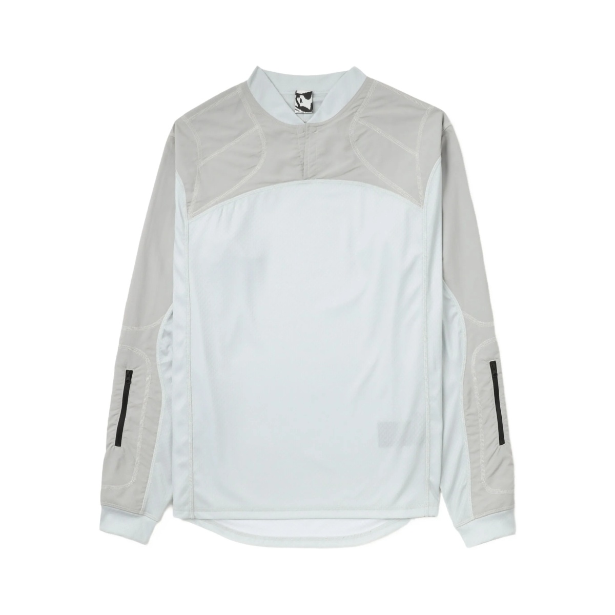 Combact panelled long-sleeve top