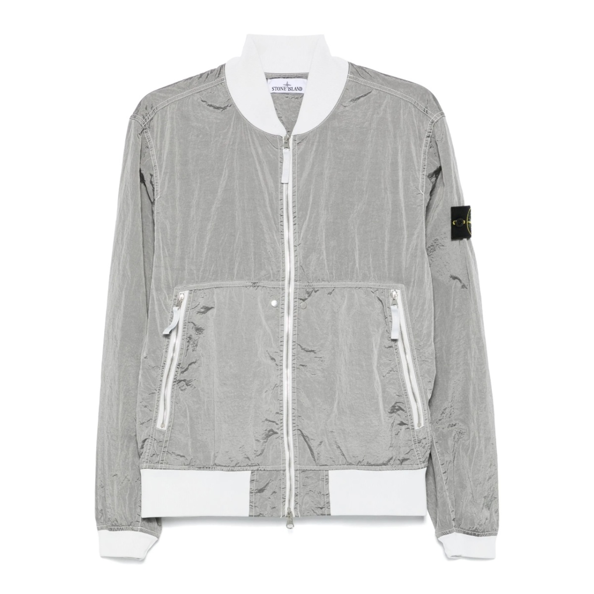 Compass-badge bomber jacket