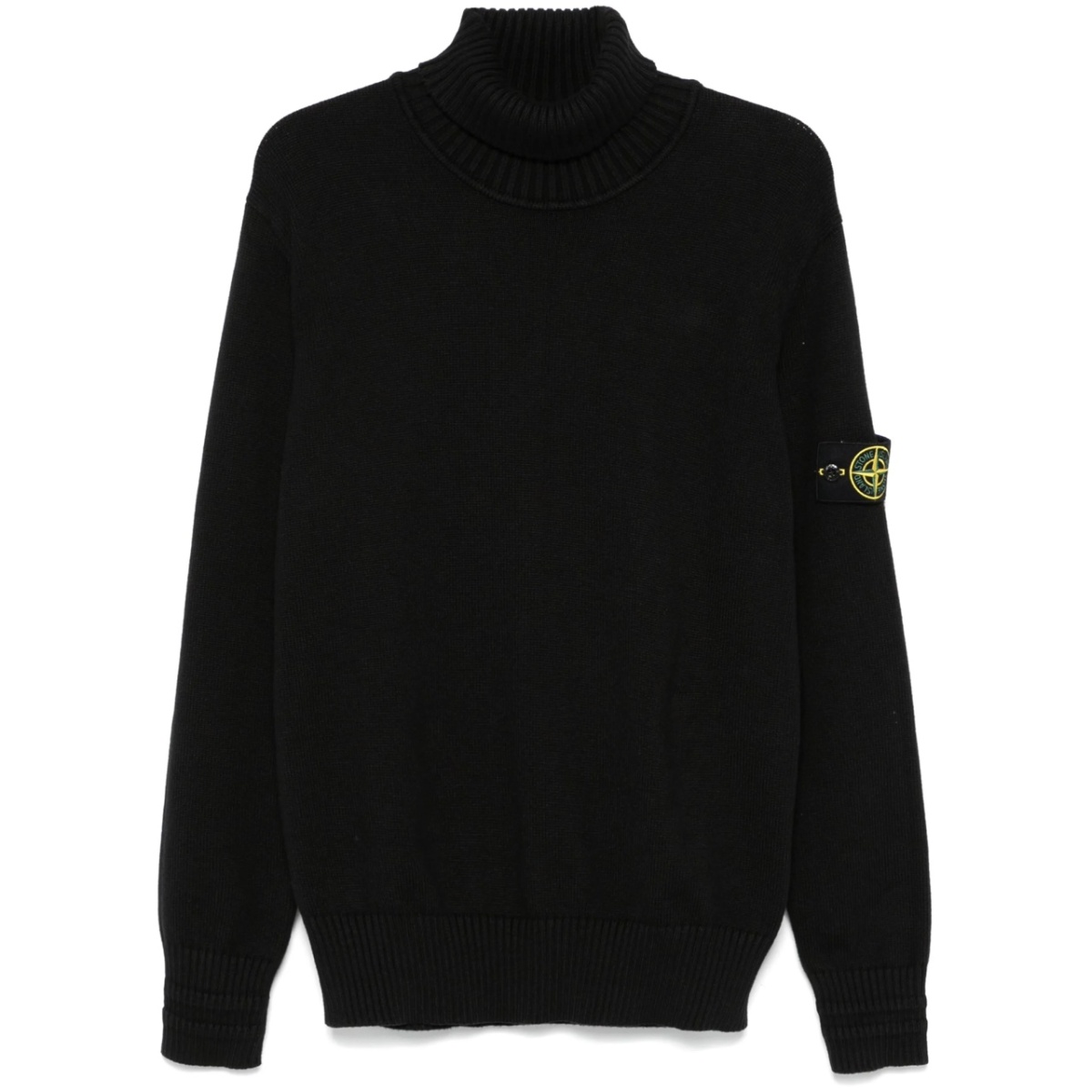 Compass-badge sweater