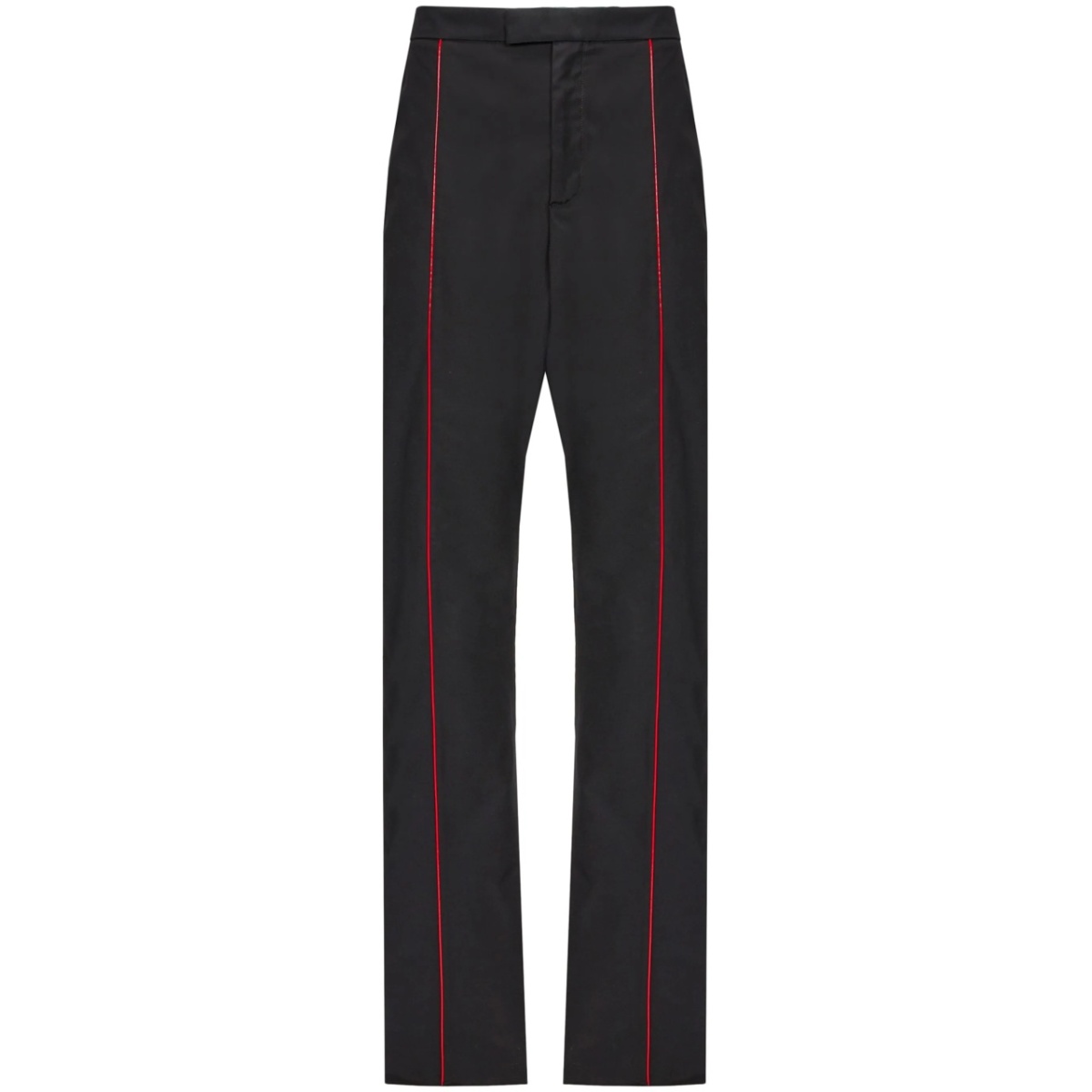 contrasting-trim cotton track pants