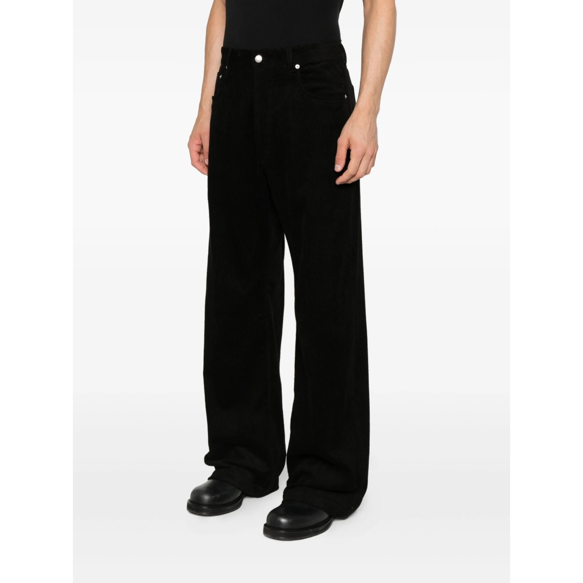 corduroy straight trousers - Img 3