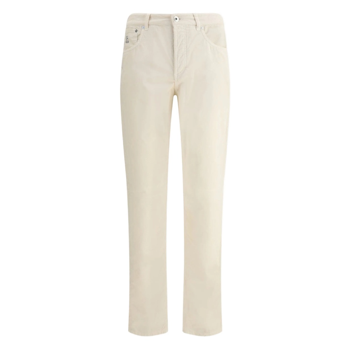 corduroy straight trousers