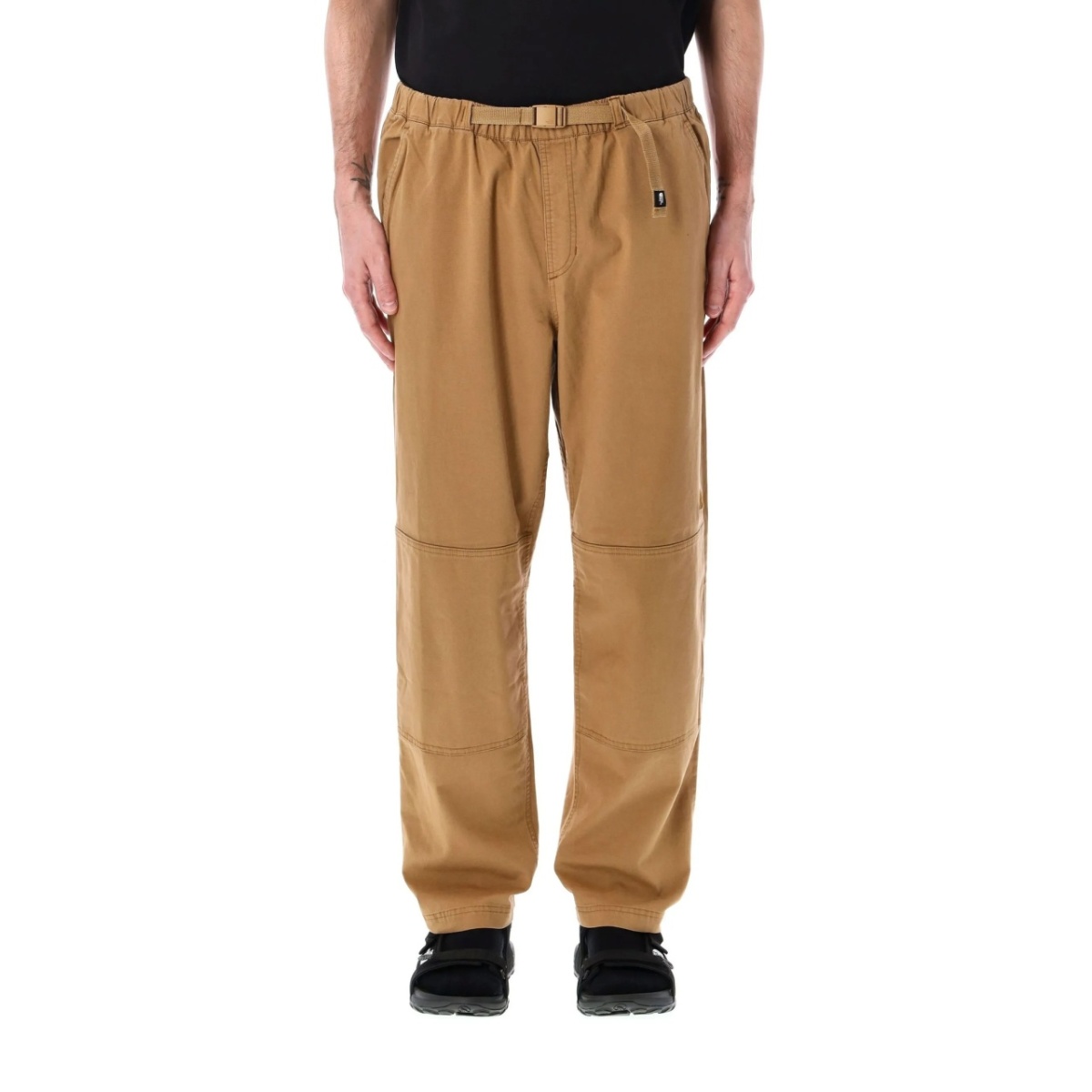 cotton-blend utility pants