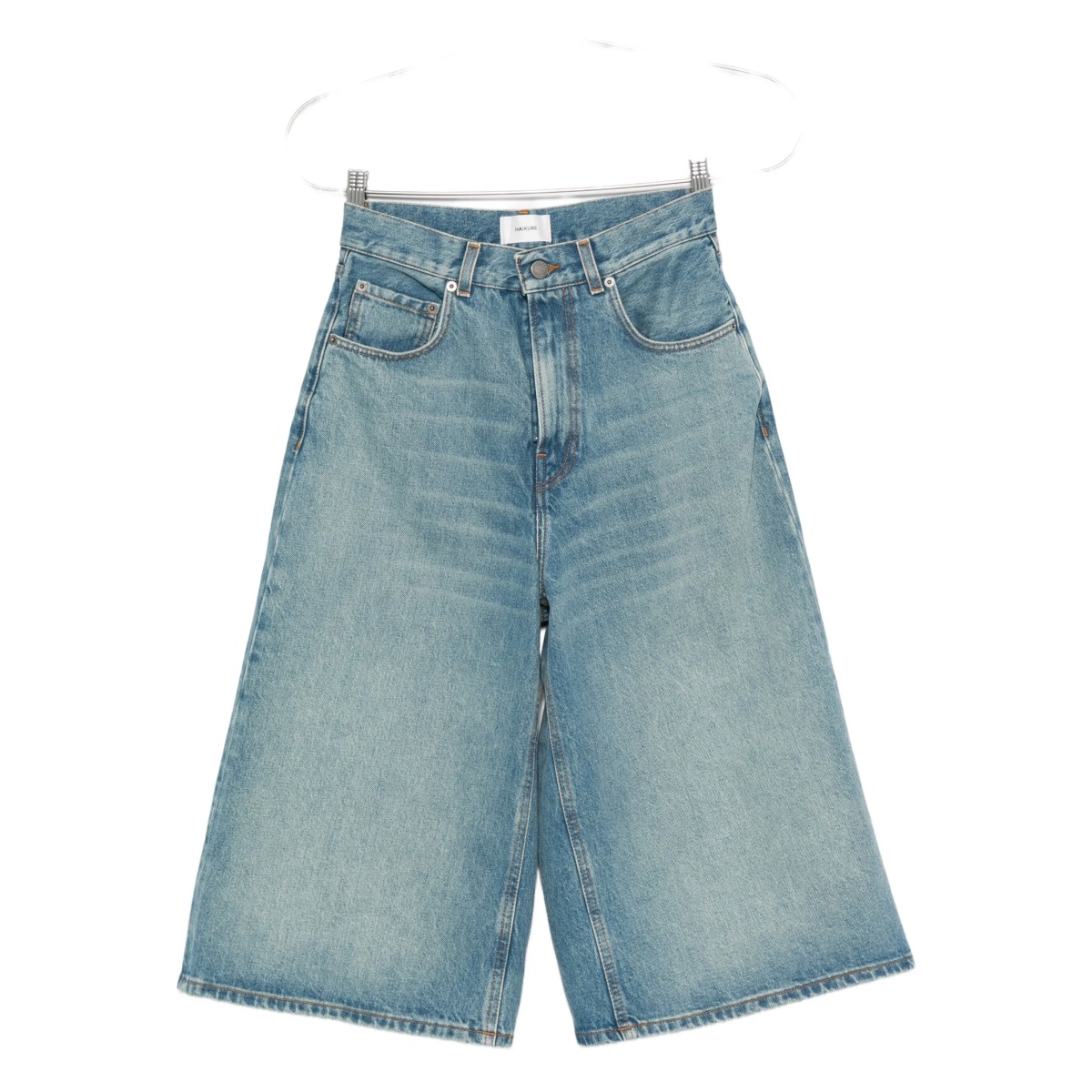 cotton denim shorts