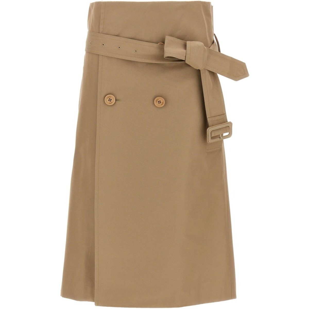 cotton midi skirt