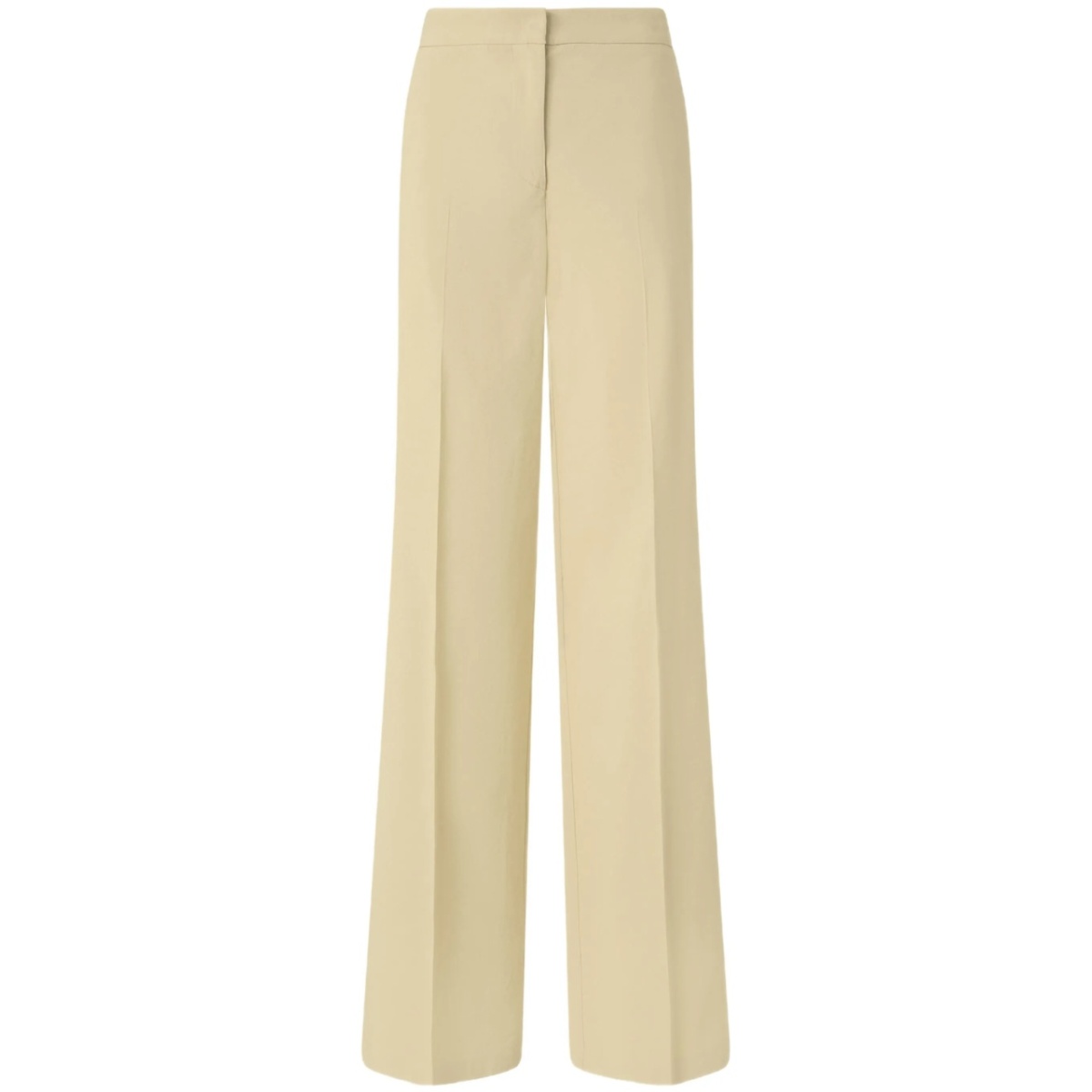 creased tailored trousers