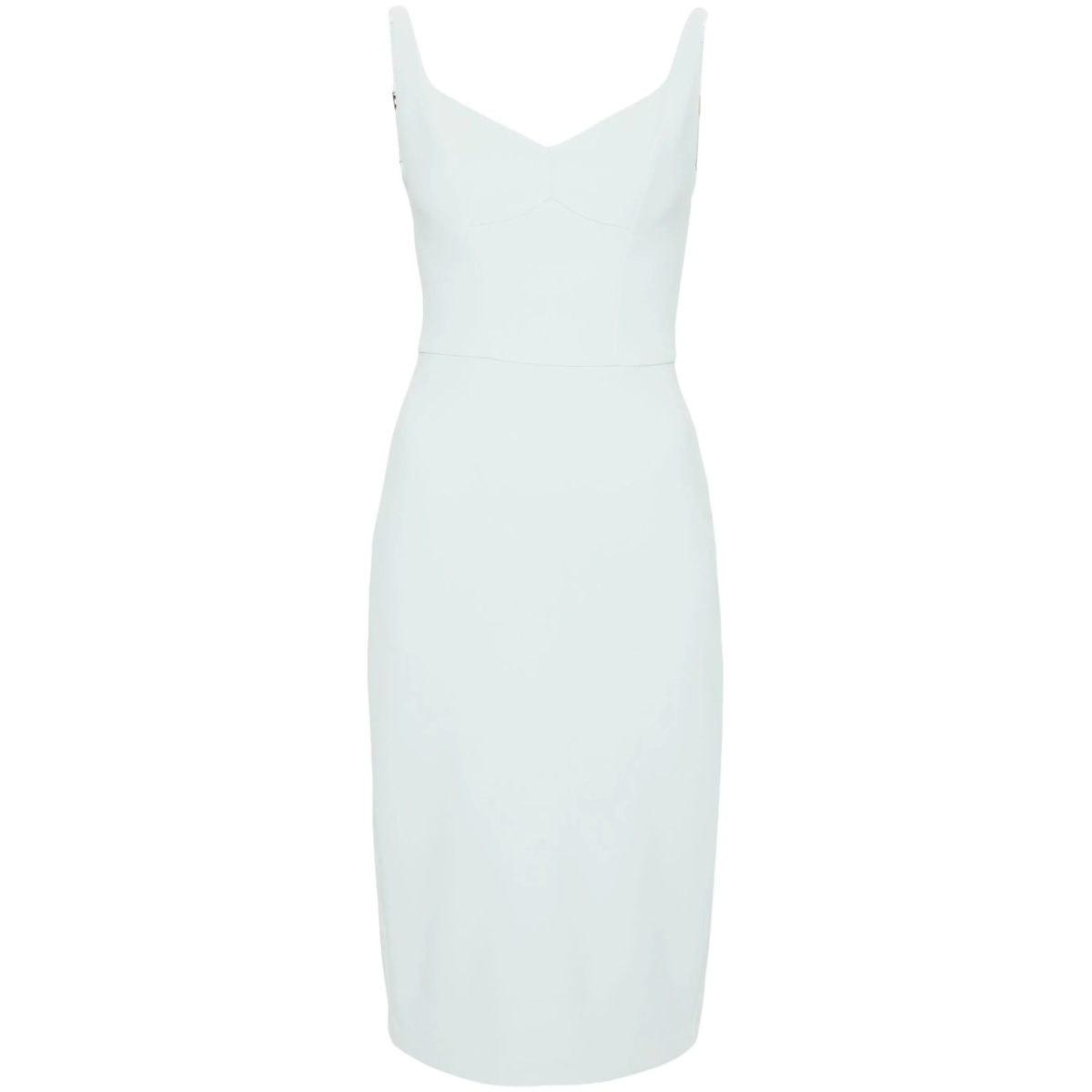 crepe-texture midi dress