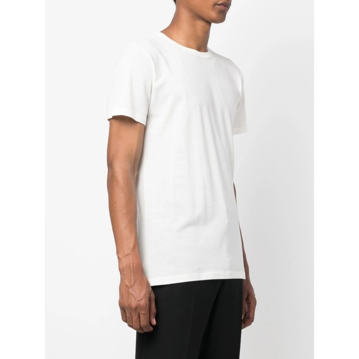 crew-neck fitted T-shirt - Img 3