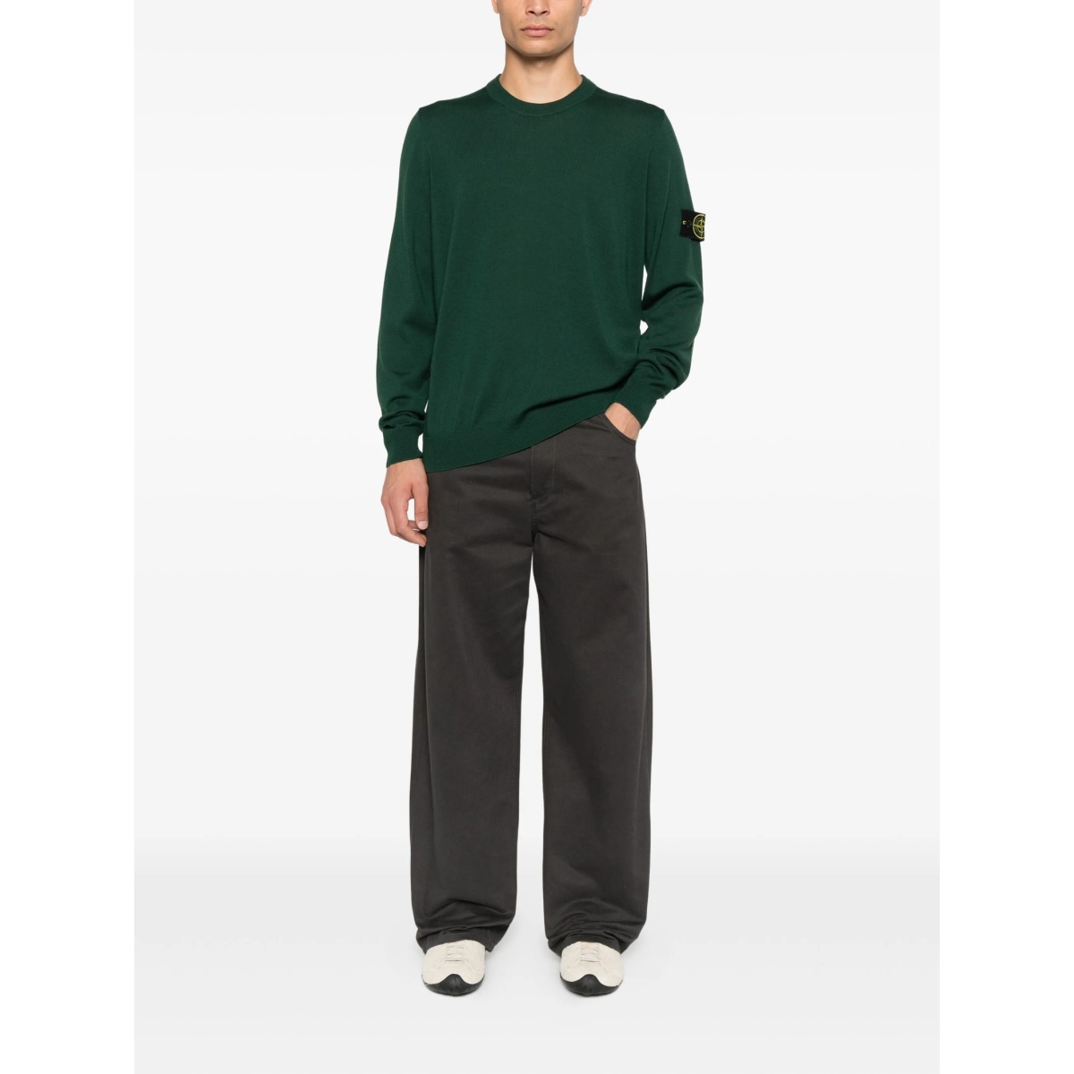 crew-neck patch sweater - Img 2