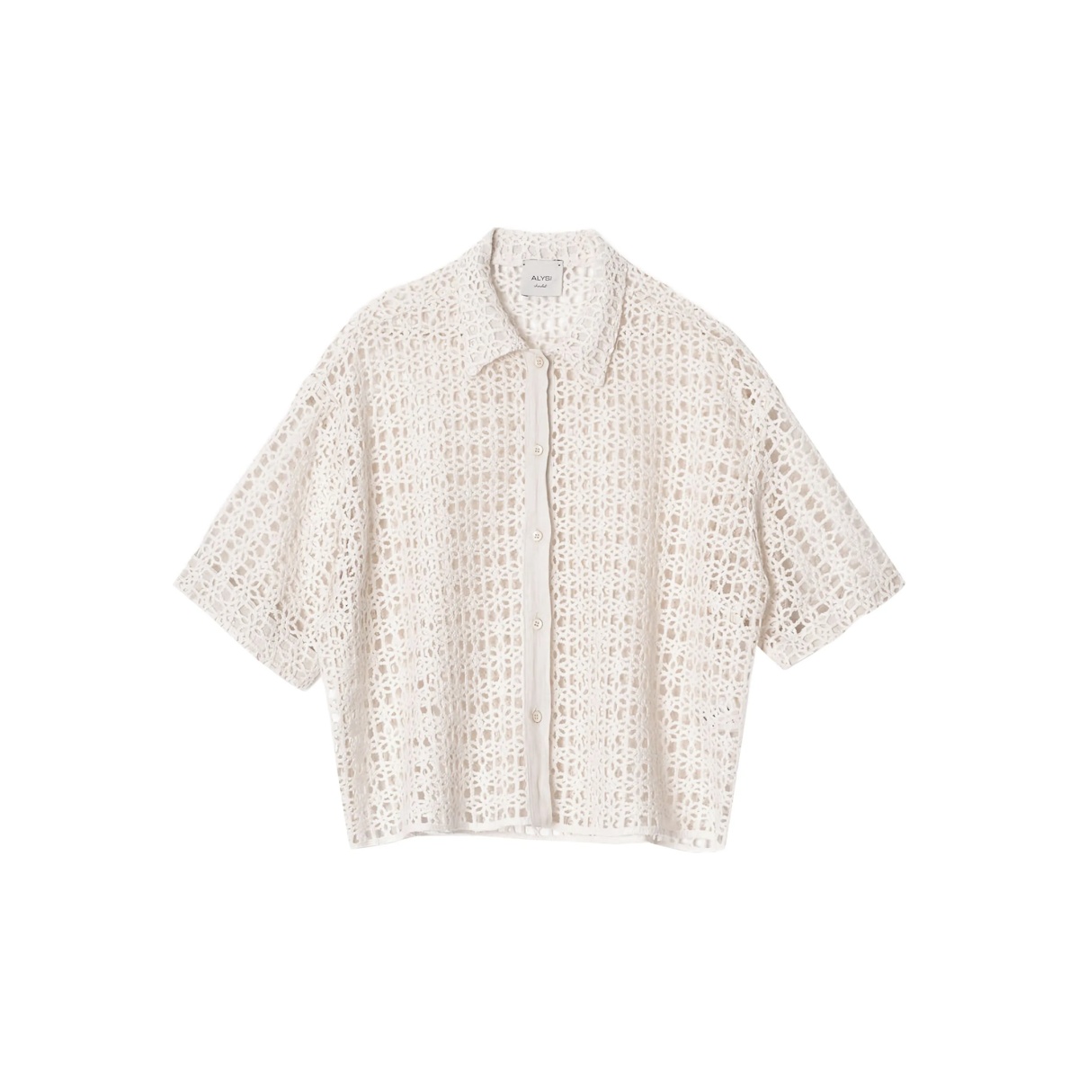 crochet-pattern collared shirt