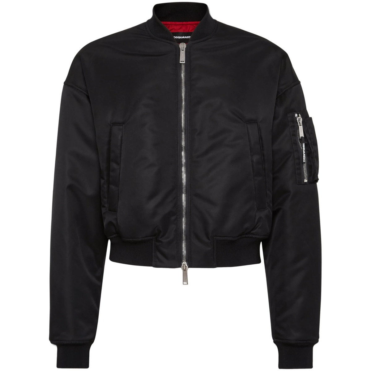 cropped bomber jacket