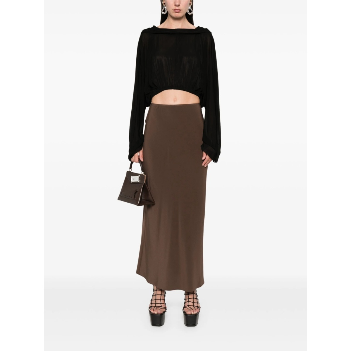 cropped hooded blouse - Img 2