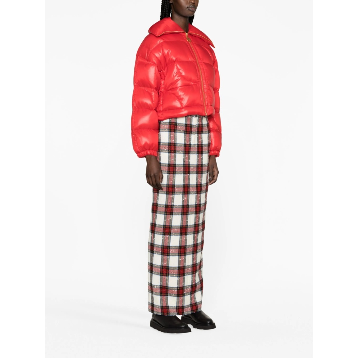 cropped puffer jacket - Img 4