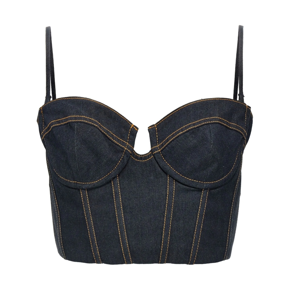 Crush corset top