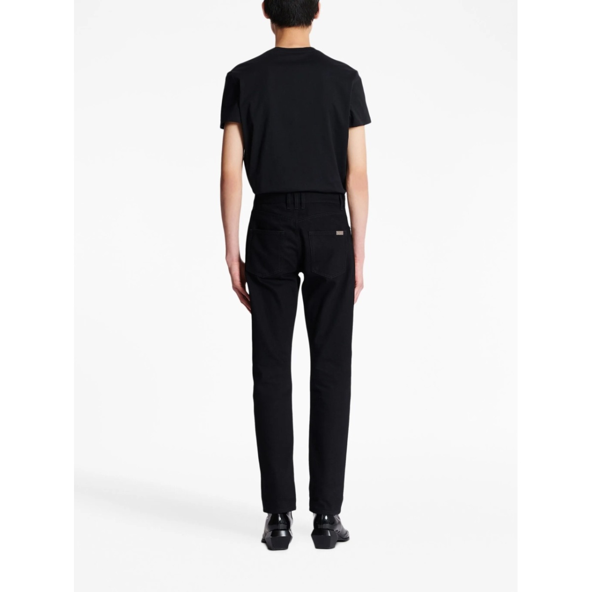 crystal-embellished straight-leg jeans - Img 4