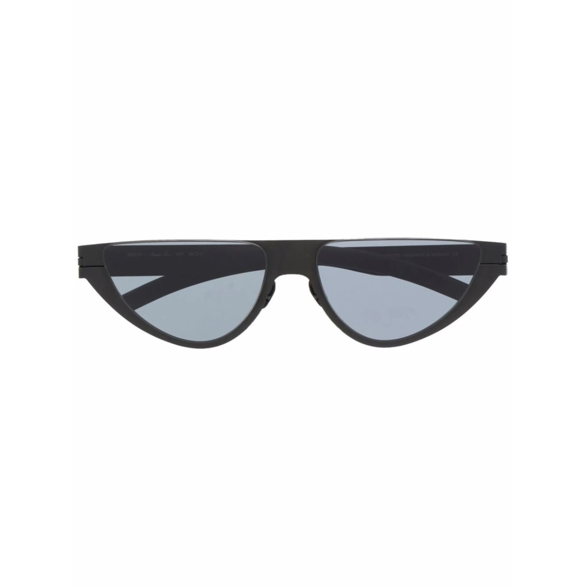 curved-frame sunglasses