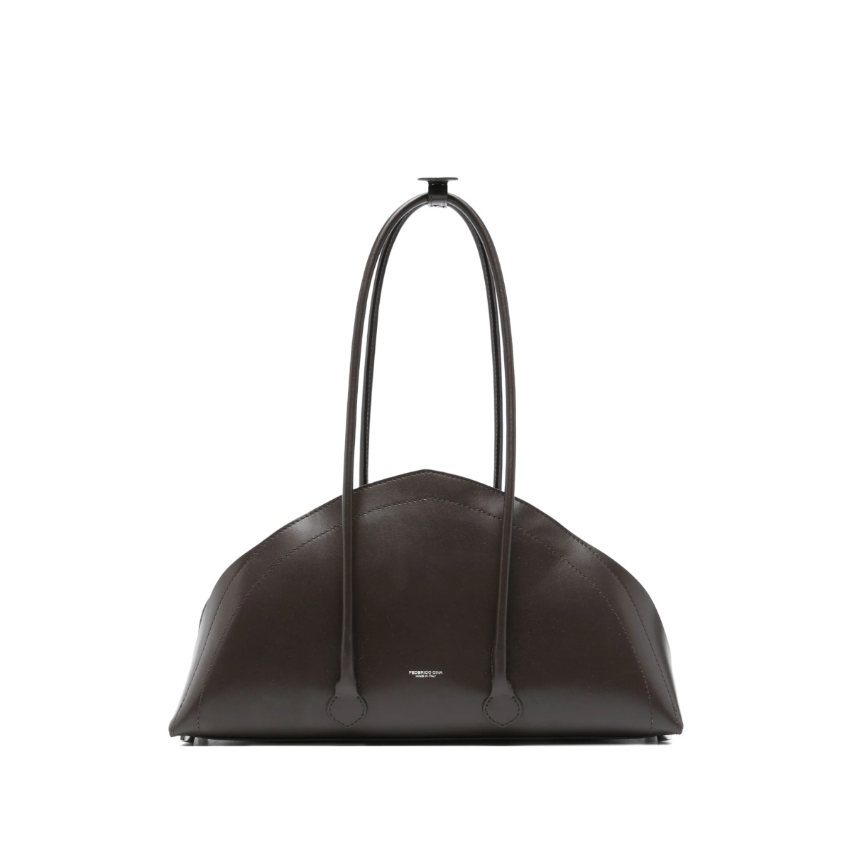 curved shoulder bag