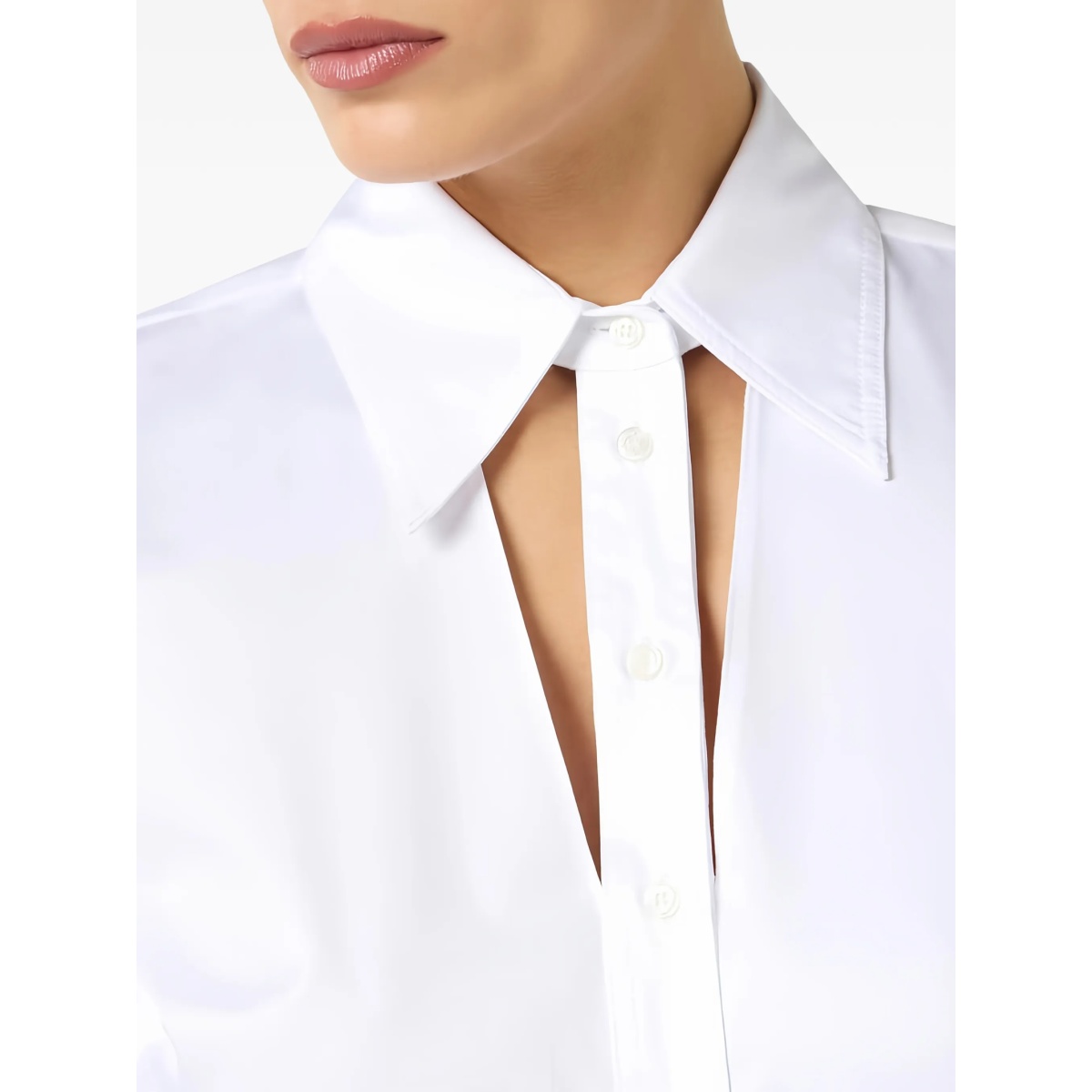cut-out embroidered shirt - Img 5