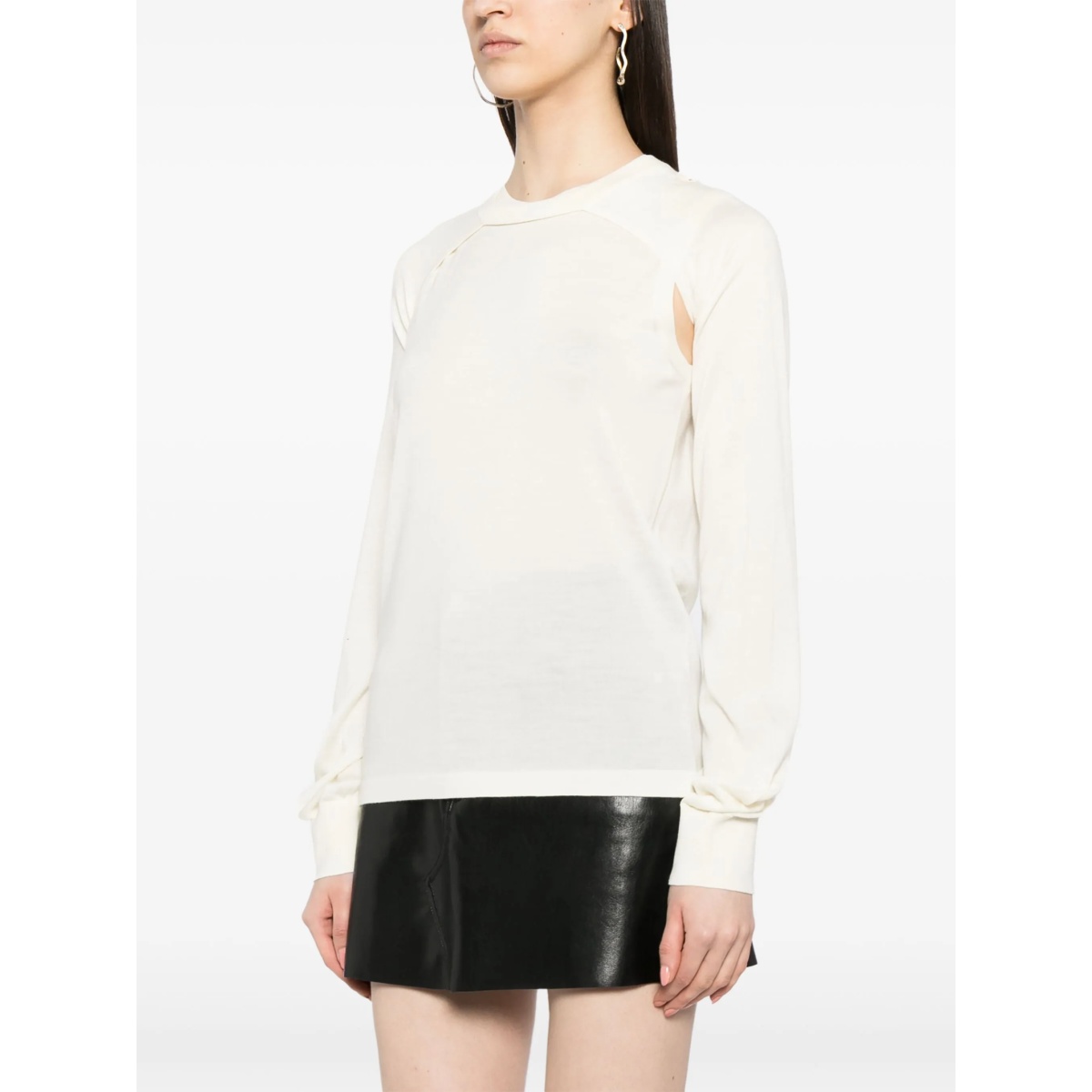 cut-out layered jumper - Img 3