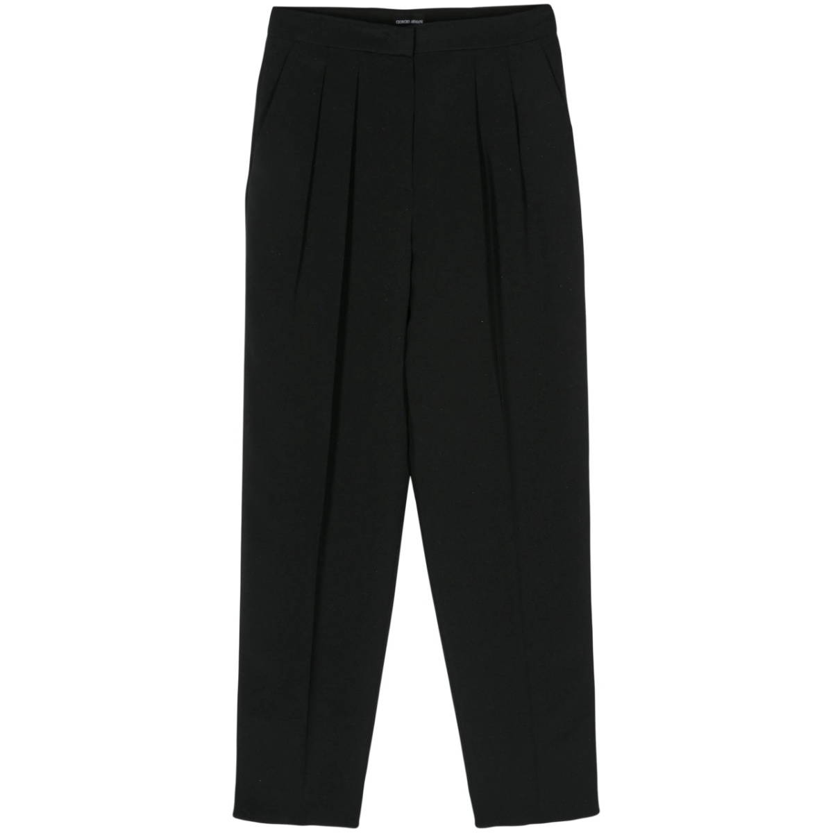 dart-detailing tapered trousers