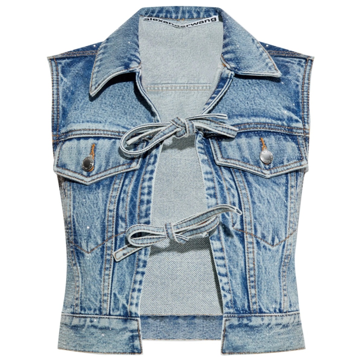 denim top