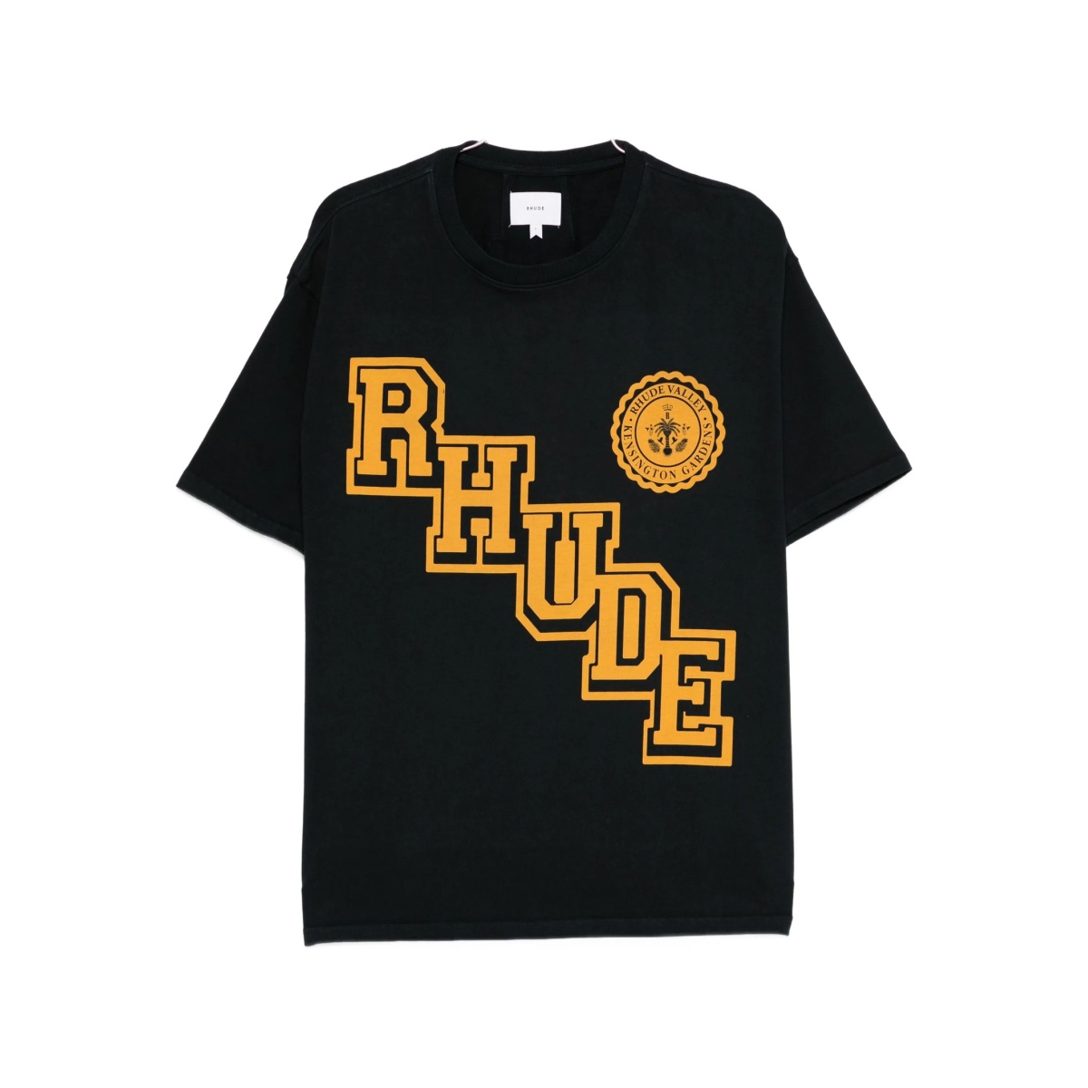 diagonal-logo graphic T-shirt