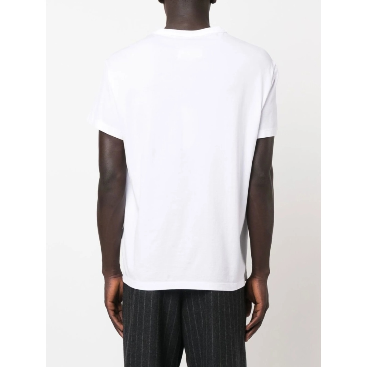 distorted-logo cotton T-shirt - Img 4