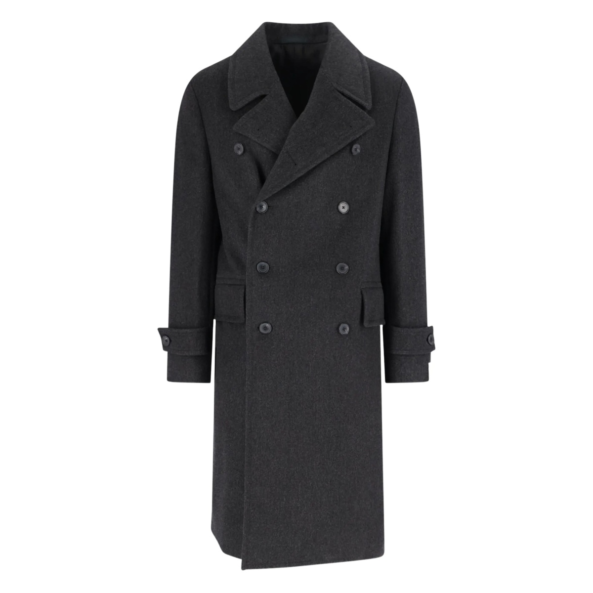 double-breasted coat
