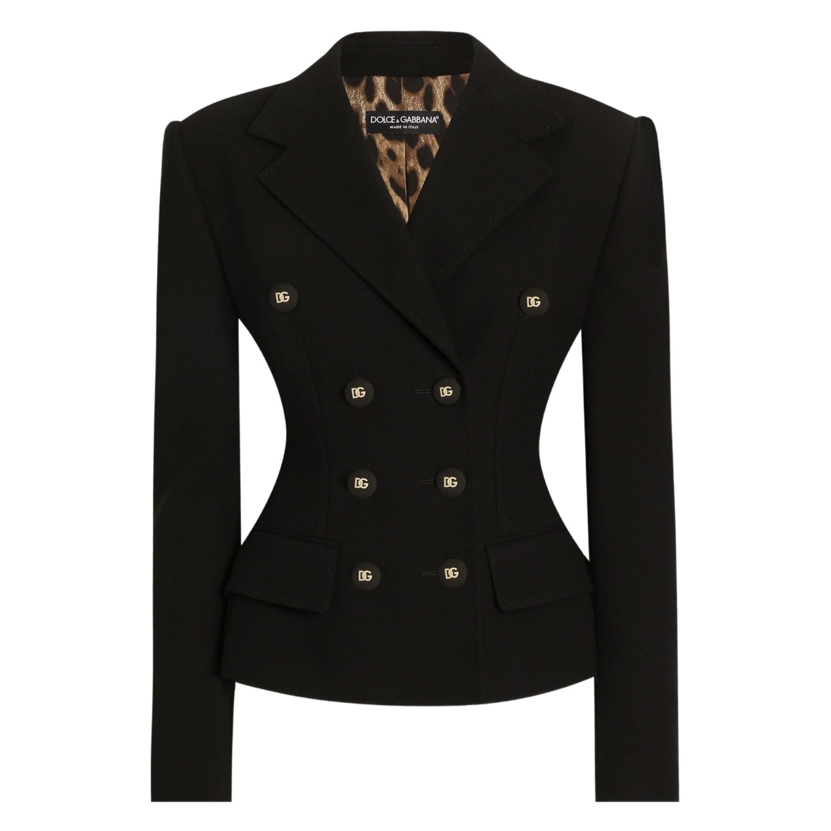 double-breasted tailored blazer