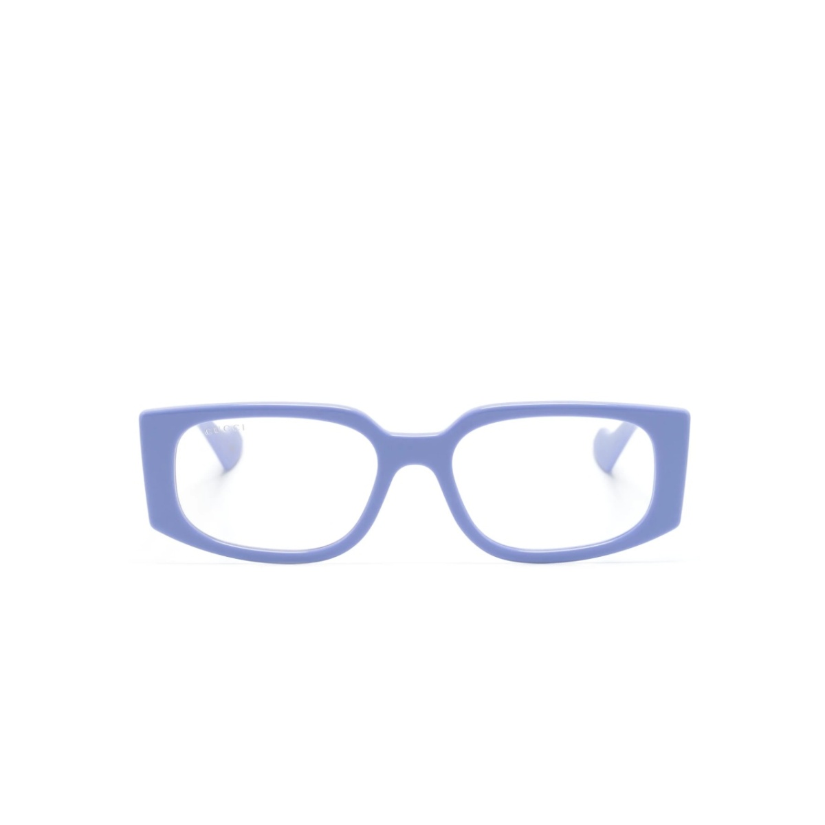 Double-G rectangle-frame glasses