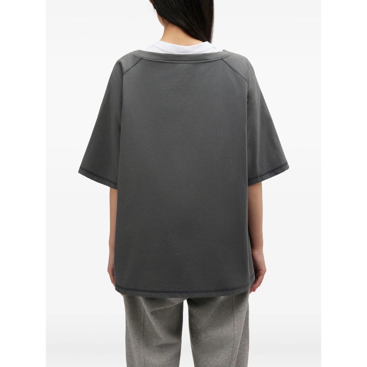drawstring graphic T-shirt - Img 4