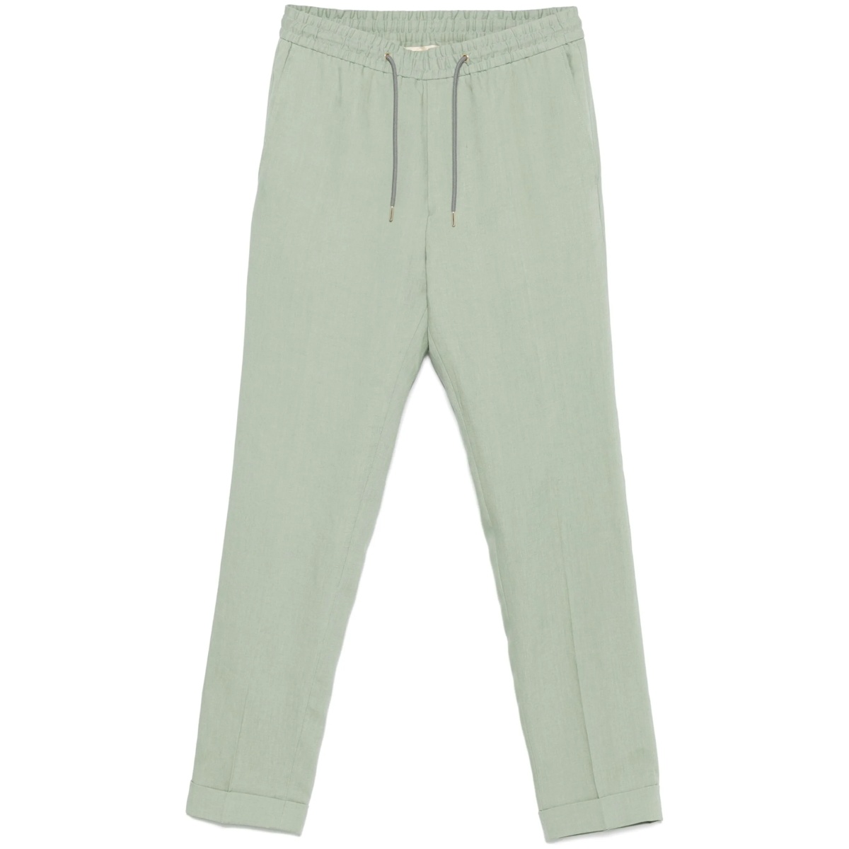 drawstring linen trousers