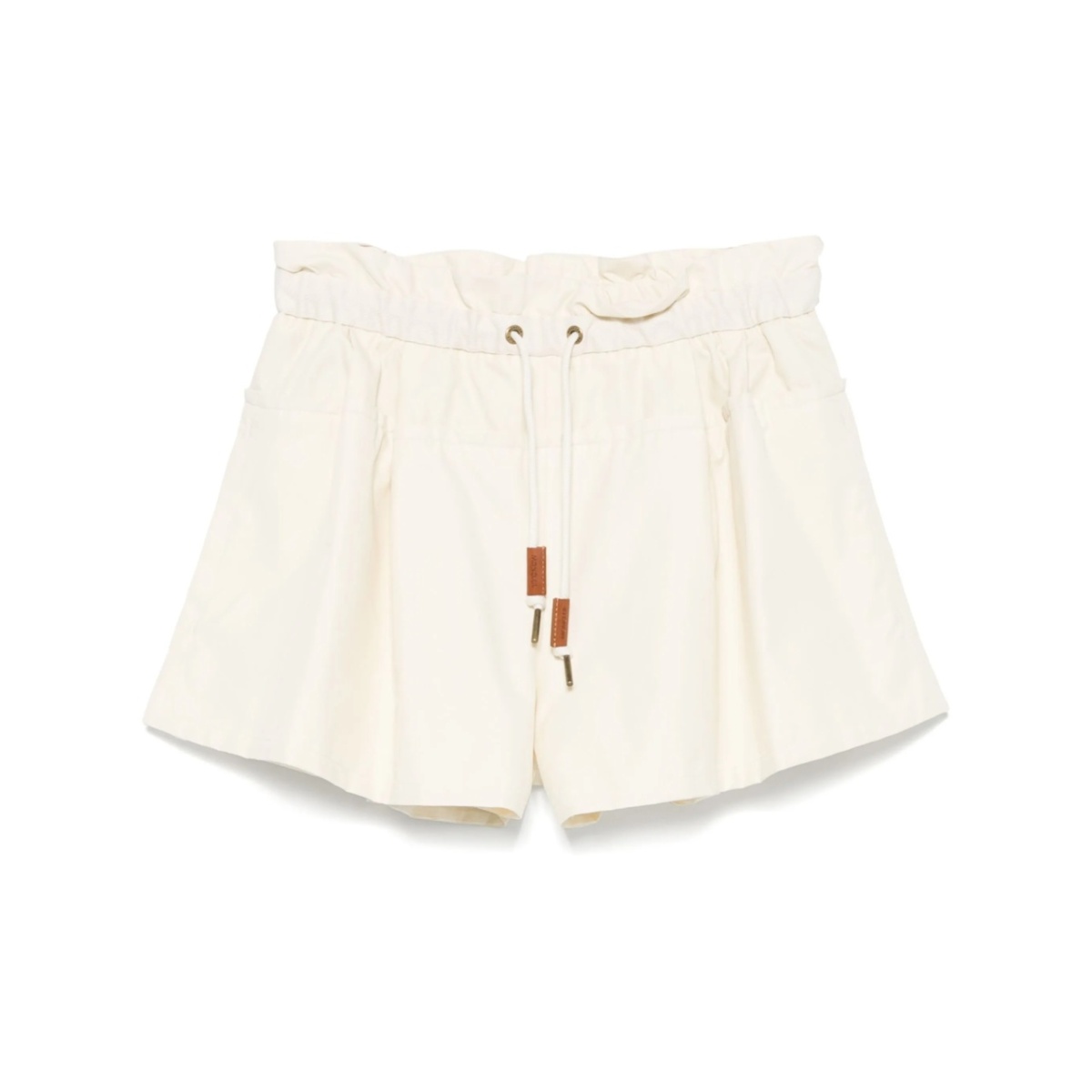 drawstring-waist shorts