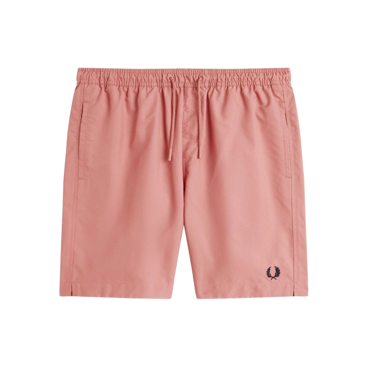drawstring-waist swim shorts