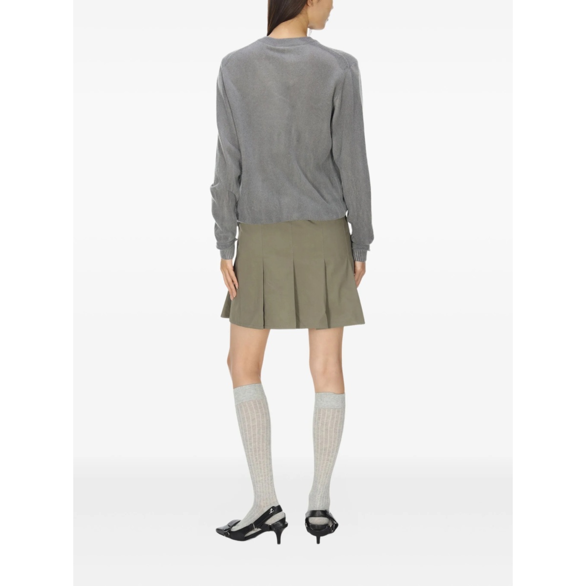 Dual button-fastening cardigan - Img 4