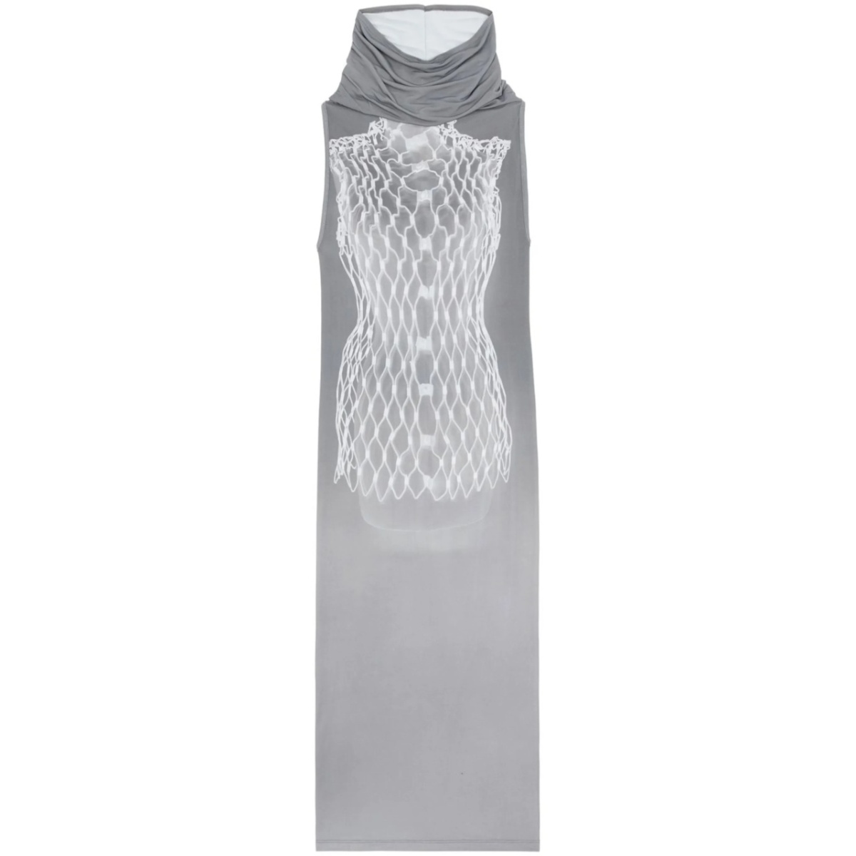 Dummy sleeveless midi dress