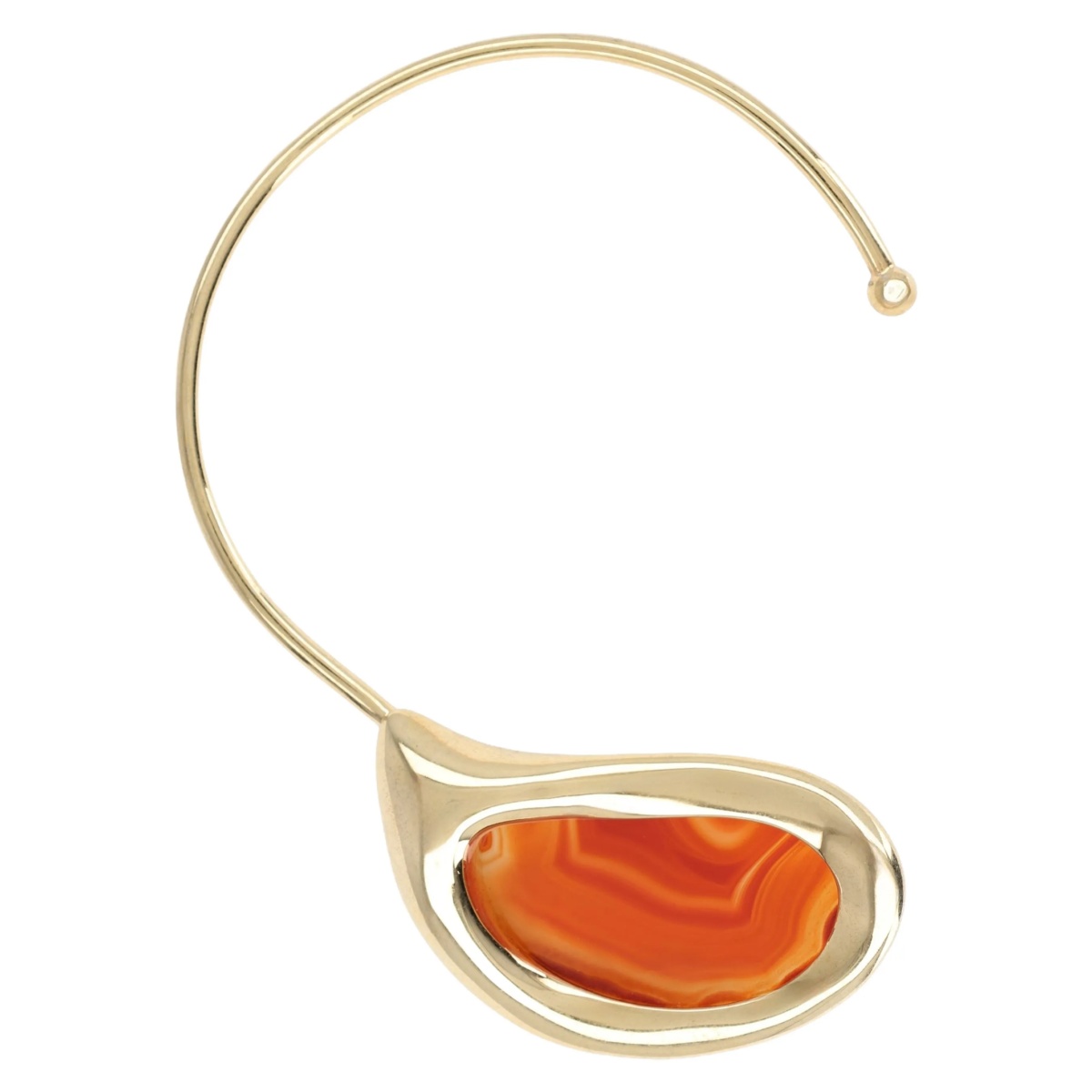 Dusk agate-pendant open necklace - Img 2