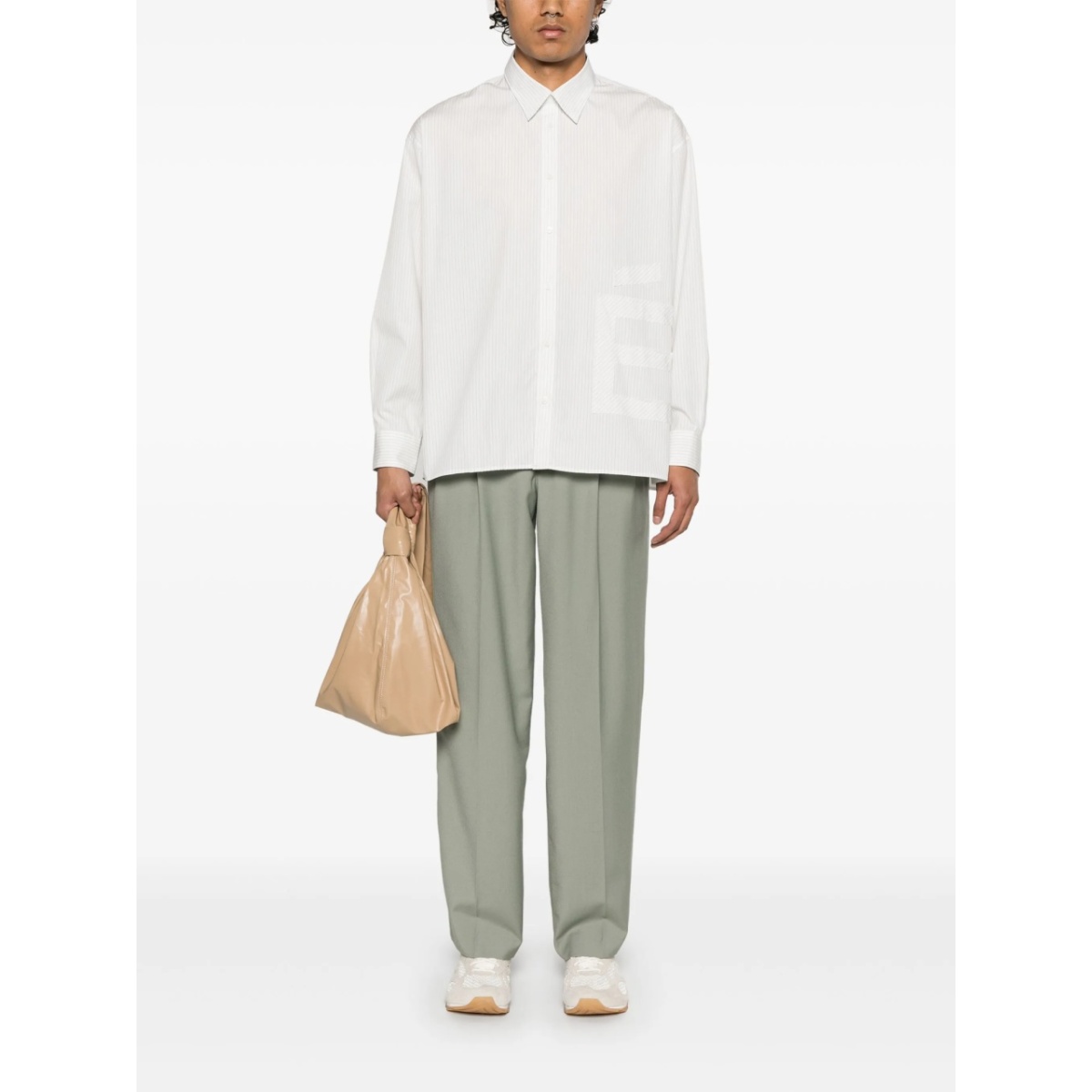 E-patch striped shirt - Img 2