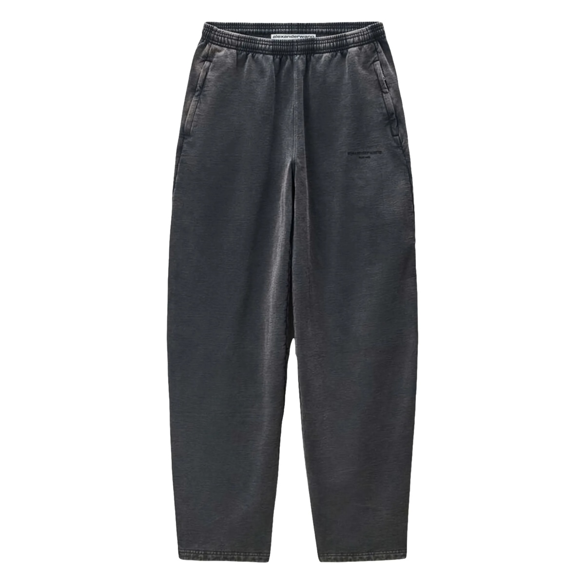 elastic-waistband track pants