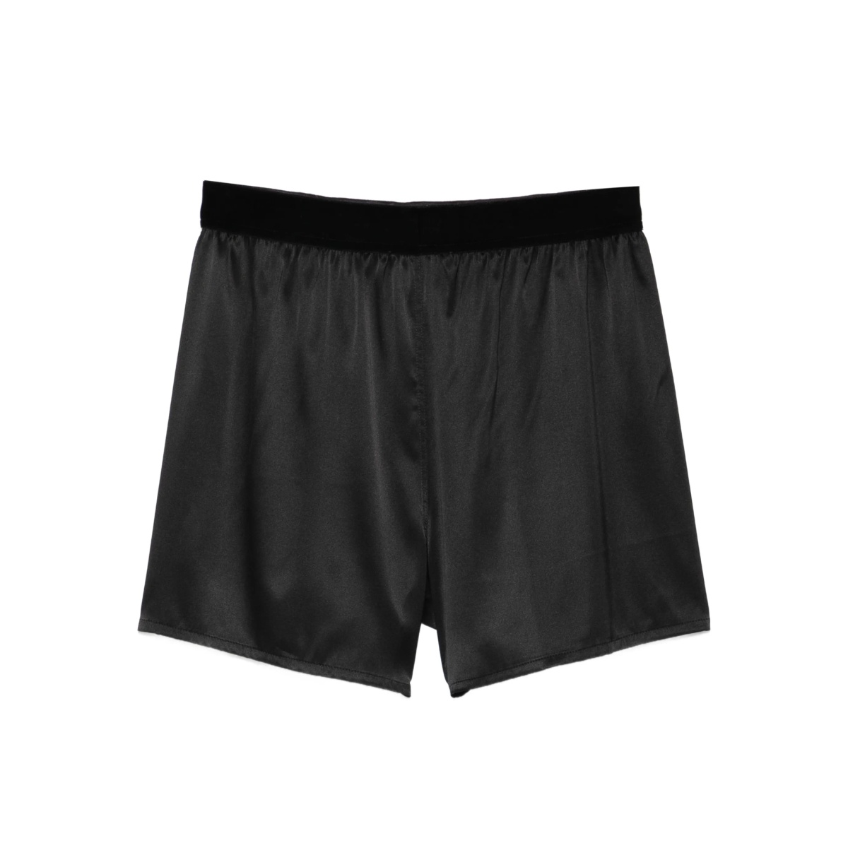 elasticated-waistband pajama shorts - Img 2