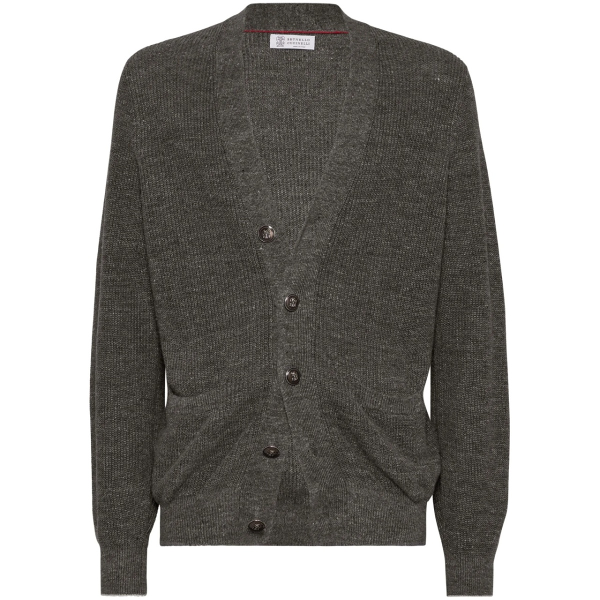 embossed-buttons cardigan