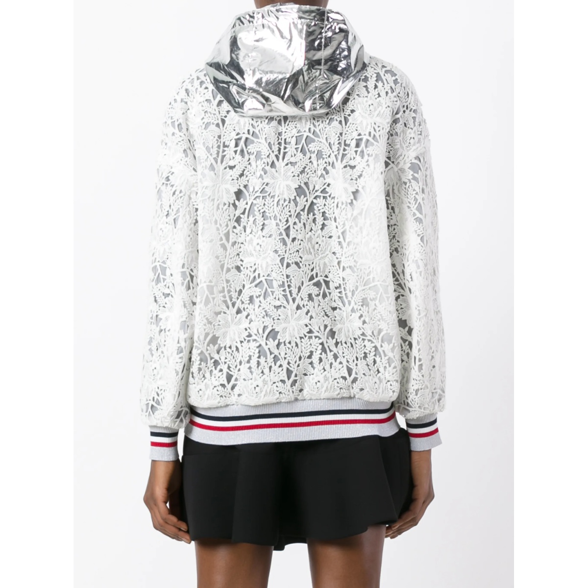 embroidered hooded jacket - Img 4